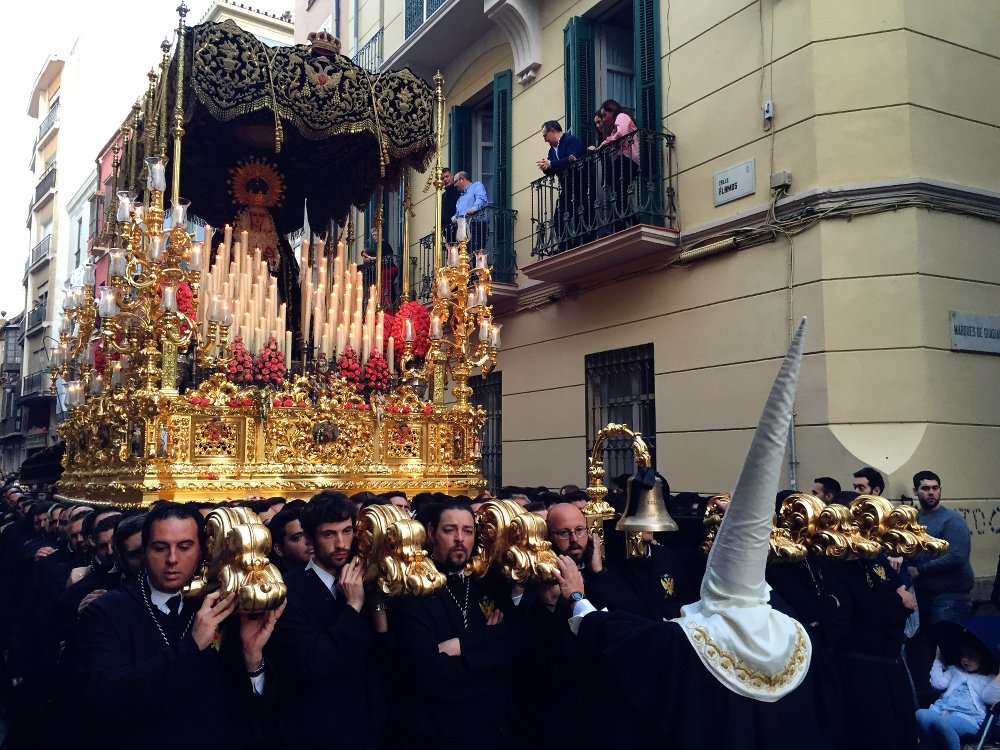 The processions last hours as they slowly march through the city streets