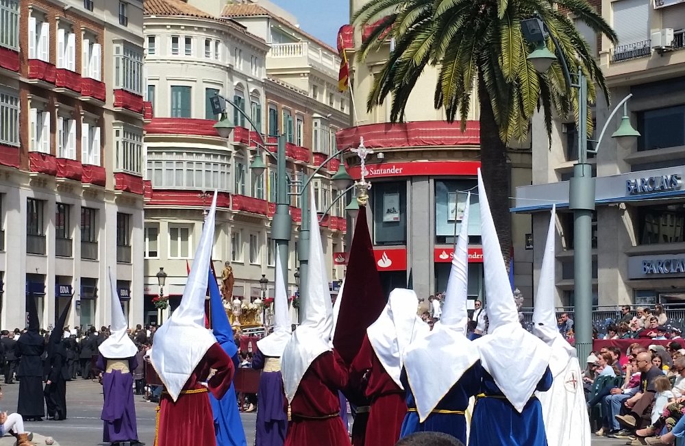 The colourful procession celebrating Christ's Resurrection for Easter Sunday