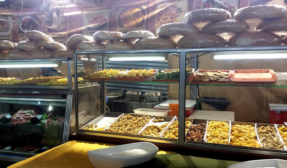 There's plenty of food on offer at the Feria in Córdoba