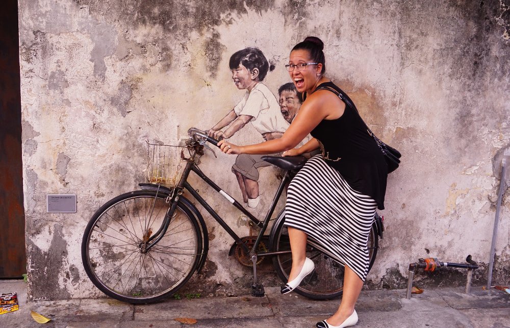 Ling & 'Little Children on a Bicycle' - Ernest Zacharevic