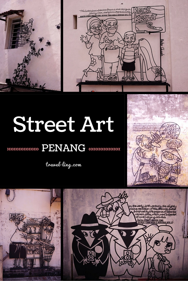Penang street art, Malaysia