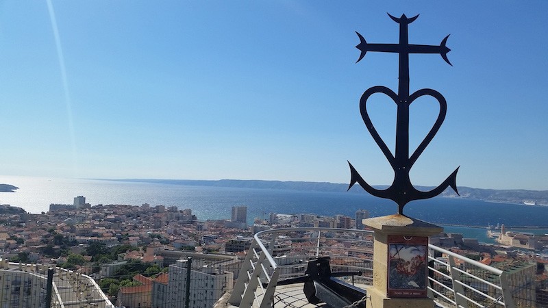 Marseille view from Notre Dame de la Garde