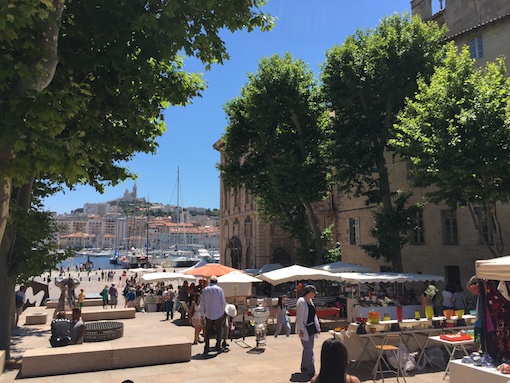 Marseille street stalls