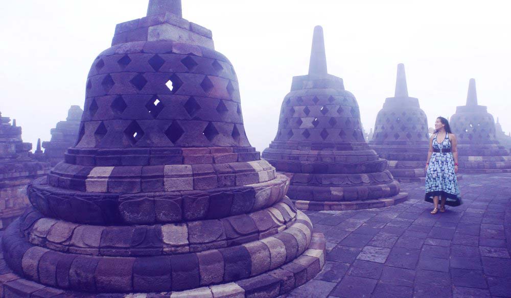 Borobudur temple in Yogyakarta