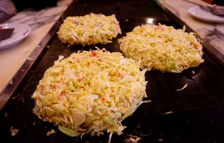 Okonomiyaki - A favourite Japanese dish