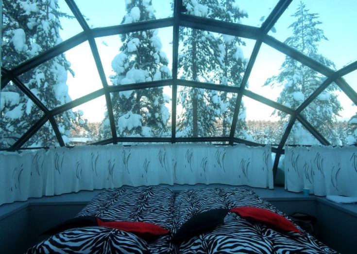 Bedroom goals in Kakslauttanen