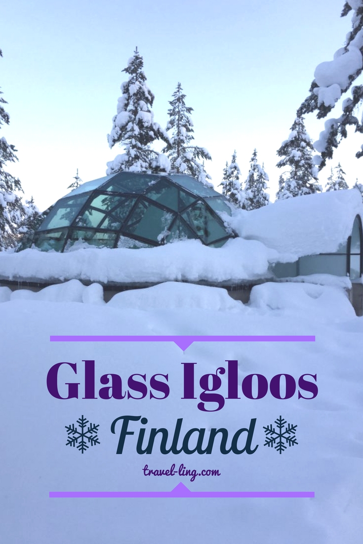 Glass igloos in Finland