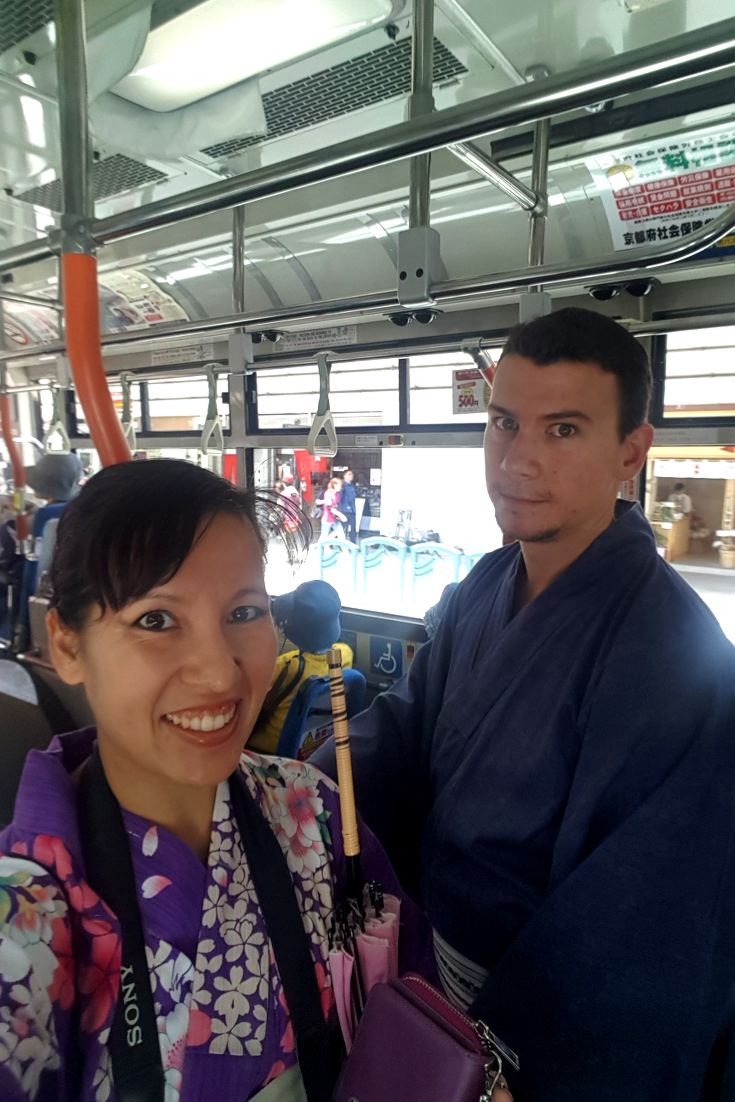 Riding pubic transport in a yukata be like...