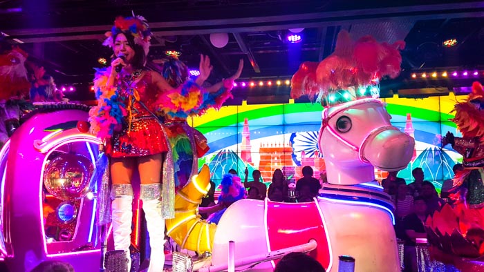 Colourful performances at Robot Restaurant