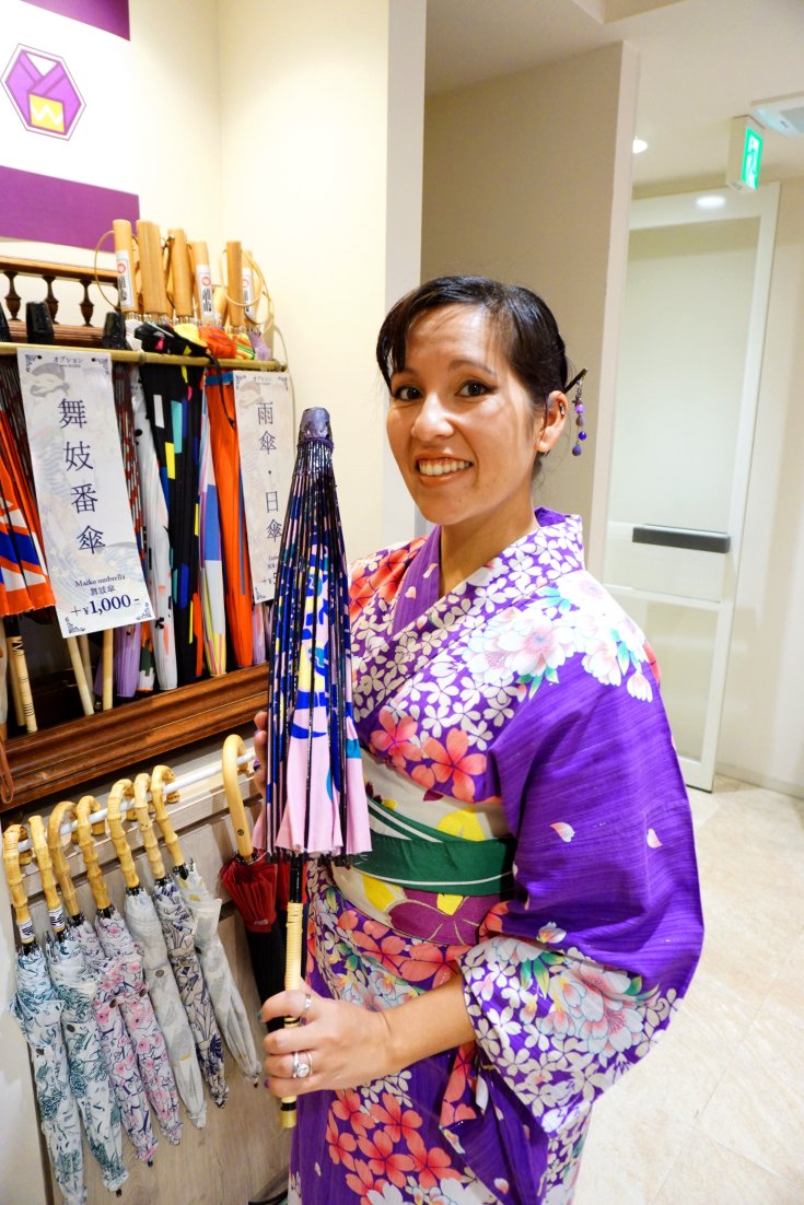 Rental packages for yukata and kimono