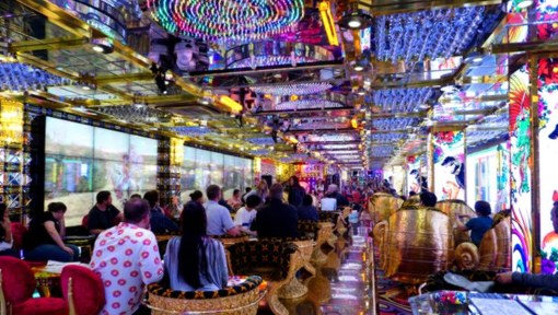 The coolest waiting room you'll ever visit - Robot Restaurant