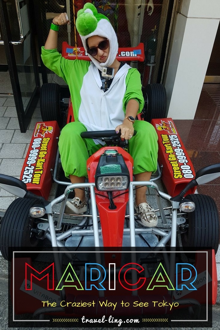 Ling getting ready to race in MariCar