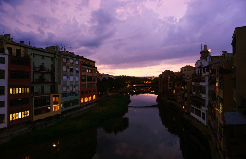 Girona is picturesque at any time of day