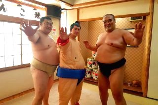 Fight a sumo in Tokyo